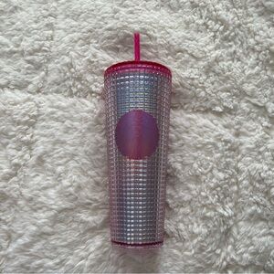 Starbucks Venti 24oz Crystal Grid Cold Cup Tumbler